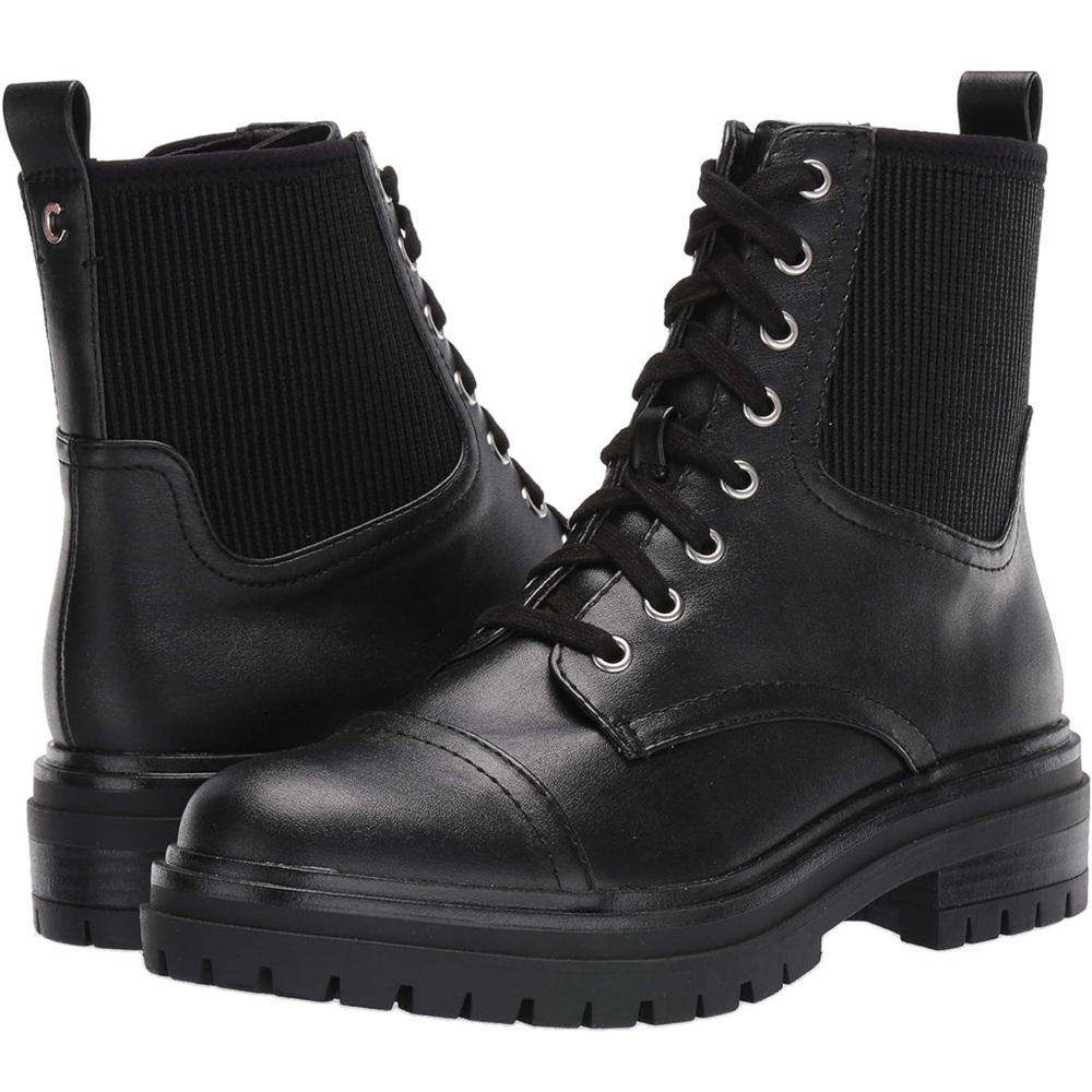 Circus by Sam Edelman Black Combat Boots for Women Size 8